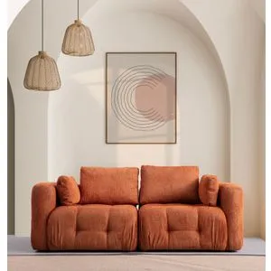 Amaris 2 Seater - Orange Orange 2-Seat Sofa