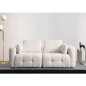 Amaris 2 Seater -White White 2-Seat Sofa