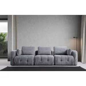 Amaris 3 Seater - Grey Grey 3-Seat Sofa