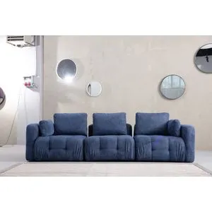 Amaris 3 Seater - Navy Blue Navy Blue 3-Seat Sofa