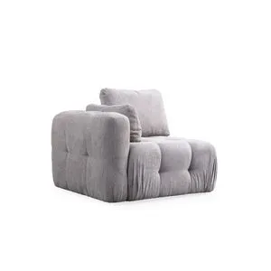 Amaris L1 - Light Grey Light Grey 1-Seat Sofa