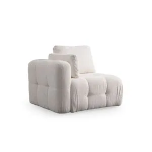Amaris L1 - White White 1-Seat Sofa
