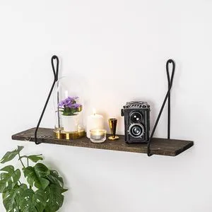 Amaryllis Black - Polica od tamnog orahovog drveta