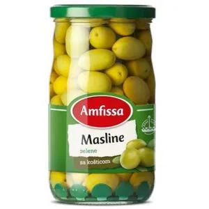 Amfissa Masline zelene sa košticom 680g