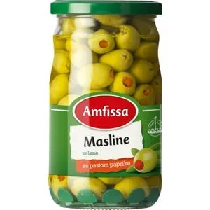 Amfissa zelene masline punjene pastom od paprike 300 g