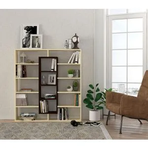 Ample - Polica za knjige od Wenge i Breze