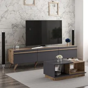 Amsterdam Anthracite
Walnut Living Room Furniture Set