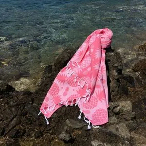 Ananas - Pink Pink Fouta (Beach Towel)