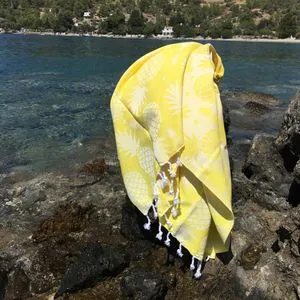Ananas - Yellow Yellow Fouta (Beach Towel)