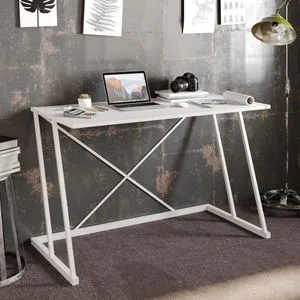 Anemon - White White Study Desk