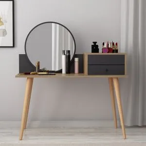 Angel - Anthracite Anthracite
Walnut Make-Up Table