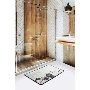 Angry Cats Djt Višenamenski Kupatilski Tepih