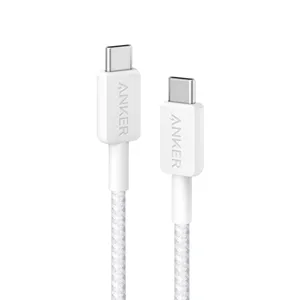 Anker 322 USB-C to USB-C Cable 3ft Braided White