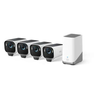 Anker EufyCam S3 Pro 4-Cam Kit - Black+White