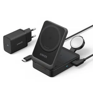 Anker MagGo (15W, Foldable 3-in-1) - Black
