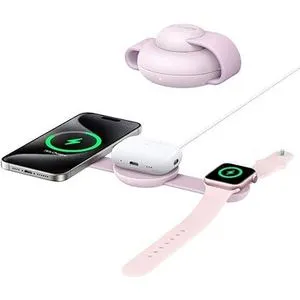 Anker MagGo (3-in-1, Foldable) - Pink