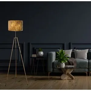 Antikna podna lampa sa točkovima