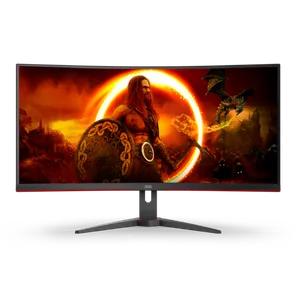 AOC CU34G2XE/BK Monitor 34"/VA,zakrivljen,21:9/3440x1440/144Hz/1ms MPRT/HDMI,DP/freesync/crna