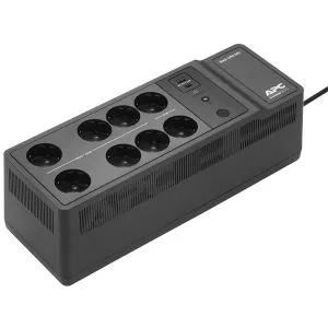 APC BE850G2-GR APC Back-UPS 850VA, Standby, Floor, 850VA/520W, 230V, AVR, 8x Schuko (6x Full + 2x...