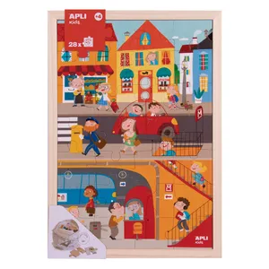 APLI kids Drvene puzle - Grad
