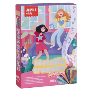 APLI kids Mozaik od metalik papira - moda
