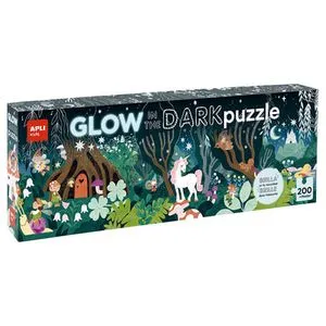 APLI Puzzle koje svetle u mraku - magična šuma