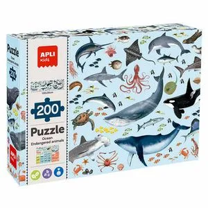 APLI Puzzle - Ugrožene životinje - okean