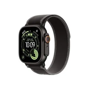 APPLE Watch Ultra 3 Cellular 49mm Black Titanium Case with Black/Charcoal Trail Loop - M/L (mf1h4...