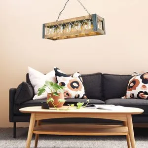 Çapraz Halatlı 5Li Avize Walnut
Black Chandelier