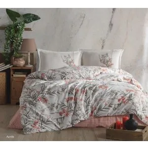 Aprila v1 White
Green
Orange Ranforce Super King Quilt Cover Set (EU) (IT)