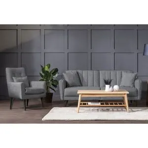 AQUA-TAKIM4-S 94216 Dark Grey Sofa-Bed Set