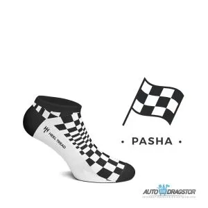 ČARAPE "PASHA CRNO/BELE" NAZUVICE VELIČINA L