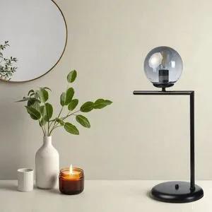 Araz Siyah Füme Camlı Masa Lambası Black
Fume Table Lamp