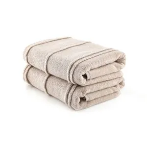 Arden - Light Brown Light Brown Hand Towel Set (2 Pieces)