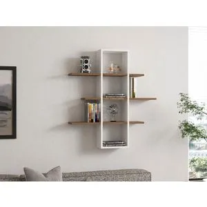Ardo - Walnut, White Walnut
White Wall Shelf