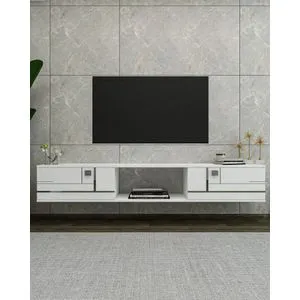 Aredam - White, Silver White
Silver TV Stand