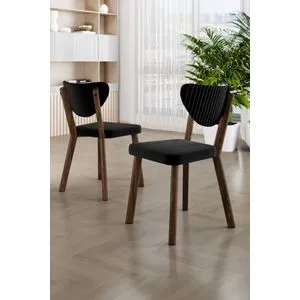 Arfe - Black, Brown Black
Brown Chair Set (6 Pieces)