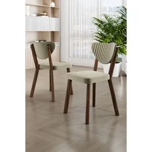 Arfe - Cream, Brown Cream
Brown Chair Set (4 Pieces)