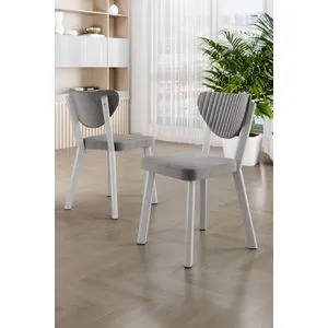 Arfe - Grey, White Grey
White Chair Set (4 Pieces)