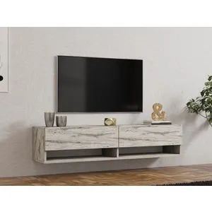 Arges - Freesia, Marble Travertine TV Unit