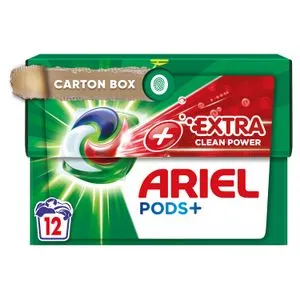 Ariel Kapsule za pranje veša +Extra Clean Power 12 kom, 12 pranja