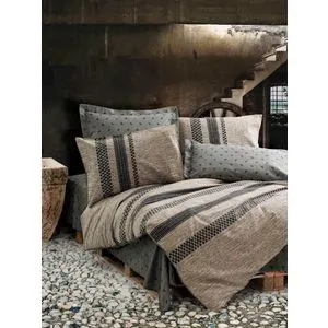 Arlo - Brown Brown
Black
Grey Ranforce Super King Quilt Cover Set (EU) (IT)