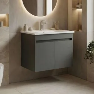 Arno 65 - 769 Anthracite Bathroom Cabinet With Sink