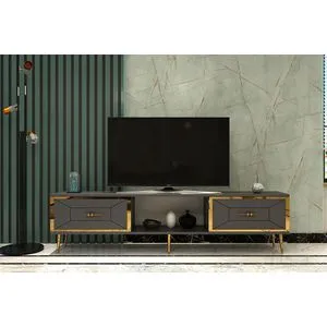 Arno - Anthracite, Gold Anthracite
Gold TV Stand