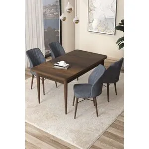 Arp - Baroque, Fume Baroque
Fume Dining Table & Chairs Set (5 Pieces)