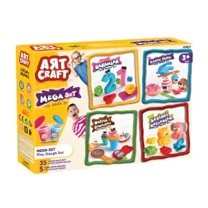 Art Craft testo za modelovanje – Mega set 4 u 1, 35 kalupa