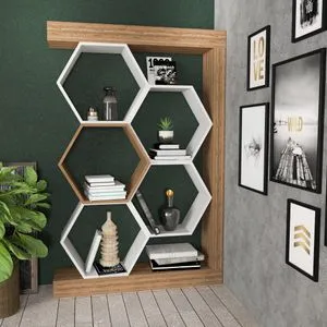 Artemis - Ormarić od orahovog drveta i bele boje