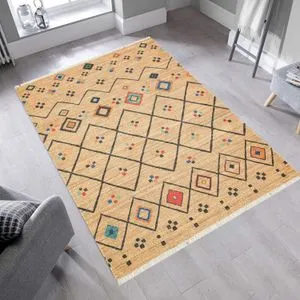 As 07 - Višenamenski Tepih za Hol u Višebojnim Tonovima (80 x 300 cm)