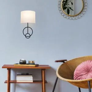 Asaf - 6983 White
Black Wall Lamp