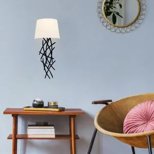 Asaf - 6988 White
Black Wall Lamp